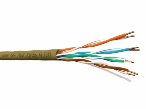 Кабель U/UTP4 cat.5e, 4 пары 24 AWG BC, цвет бежевый, одножильный, FLUKE TEST, NETKO Expert СКС 50м Кабель U/UTP4 cat.5e, 4 пары 24 AWG BC, цвет бежевый, одножильный, FLUKE TEST, NETKO Expert СКС 50м
