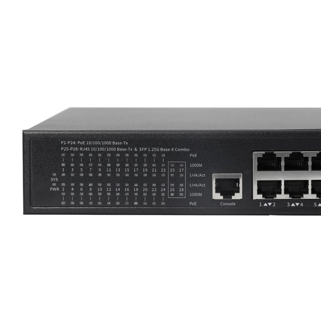 AN-SGM28P24-400 - 28-портовый управляемый L2+ гигабитный коммутатор с PoE до 400Вт AN-SGM28P24-400 - 28-портовый управляемый L2+ гигабитный коммутатор с PoE до 400Вт