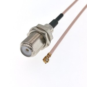 Адаптер для модема (пигтейл) U.fl(IPEX)-F(female) кабель RG178 15см. комплект 5 шт