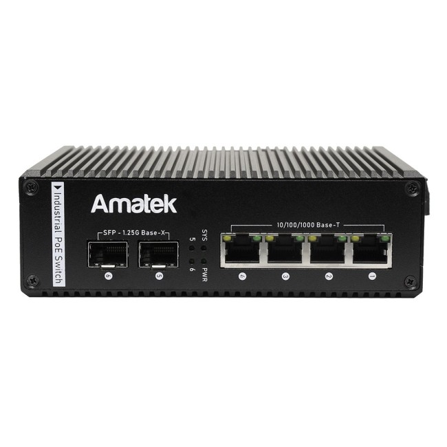 AN-SXGM6P4A - промышленный 6-портовый управляемый гигабитный L2+ коммутатор с PoE+ до 120Вт AN-SXGM6P4A - промышленный 6-портовый управляемый гигабитный L2+ коммутатор с PoE+ до 120Вт