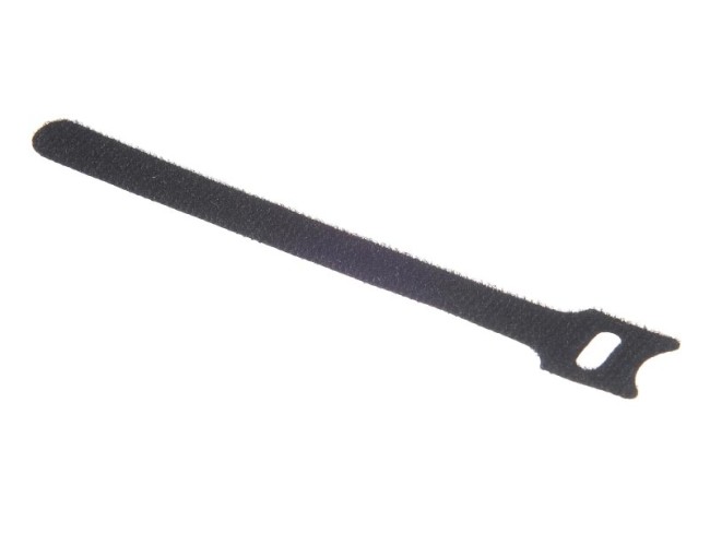 Стяжка-липучка многоразовая 150*12 /10 шт (черная) NETKO Optima