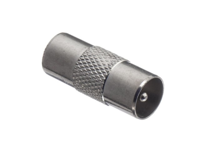 Переходник шт TV - шт TV (цинк), NETKO Optima