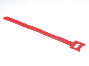 Стяжка-липучка многоразовая 200*12 /10 шт (красная) NETKO Optima