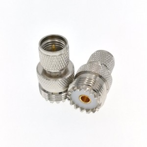ВЧ-адаптер mini UHF(male) - UHF(female) SO239 комплект 20 шт