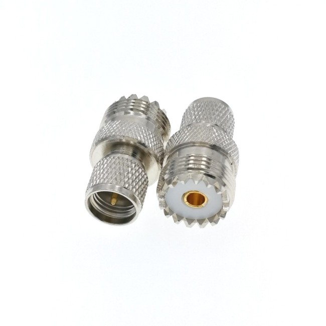 ВЧ-адаптер mini UHF(male) - UHF(female) SO239 комплект 20 шт