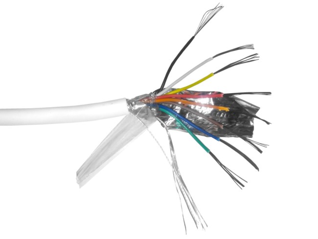 Кабель сигнальный, экранированный 8*0.22мм2 (7*0.2мм) 10м, алюминий, пластиковая катушка, белый NETKO Optima Кабель сигнальный, экранированный 8*0.22мм2 (7*0.2мм) 10м, алюминий, пластиковая катушка, белый NETKO Optima