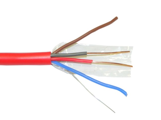 Кабель сигнальный NETKO, экранированный, КПСЭнг (А) - FRLS, 2*2*0.5мм2 (0.8мм) 10м, красный Кабель сигнальный NETKO, экранированный, КПСЭнг (А) - FRLS, 2*2*0.5мм2 (0.8мм) 10м, красный