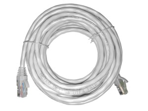 Патч-корд UTP4 rj45-rj45, cat.6, BC, LSZH, серый, литой коннектор NETKO Optima
