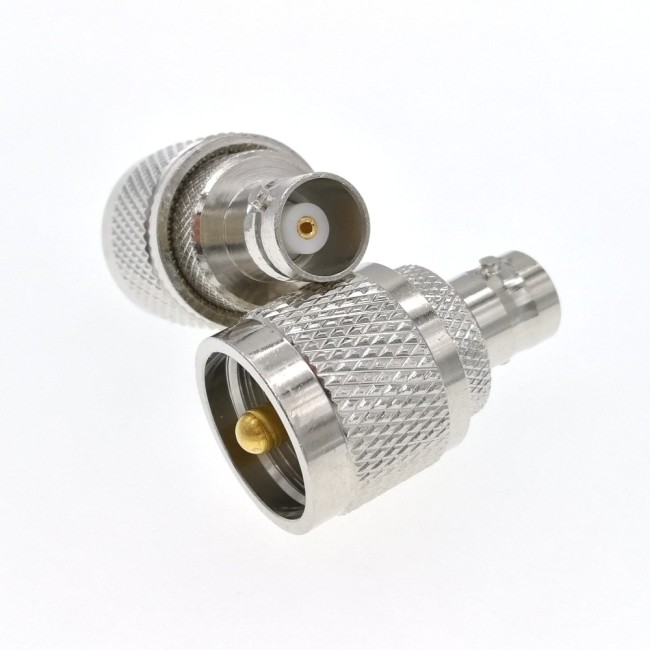 ВЧ-адаптер UHF(male) PL259-BNC(female) комплект 5 шт