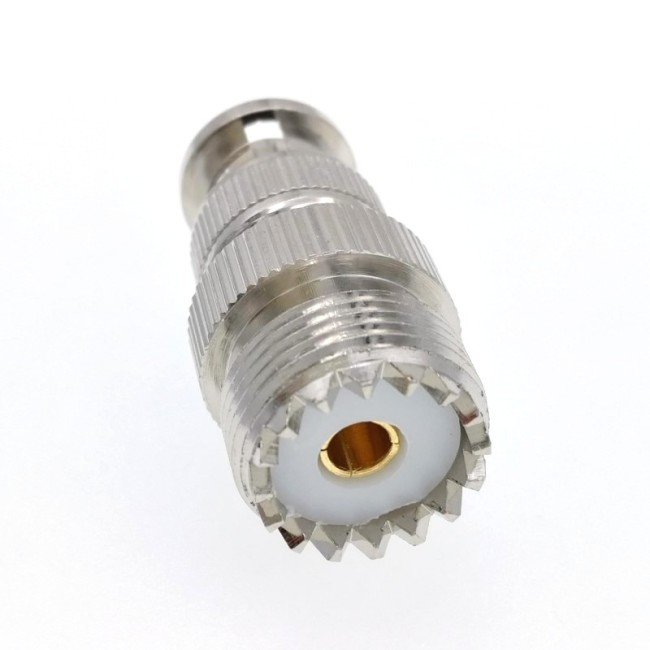 ВЧ-адаптер UHF(female) SO239-BNC(male) комплект 5 шт