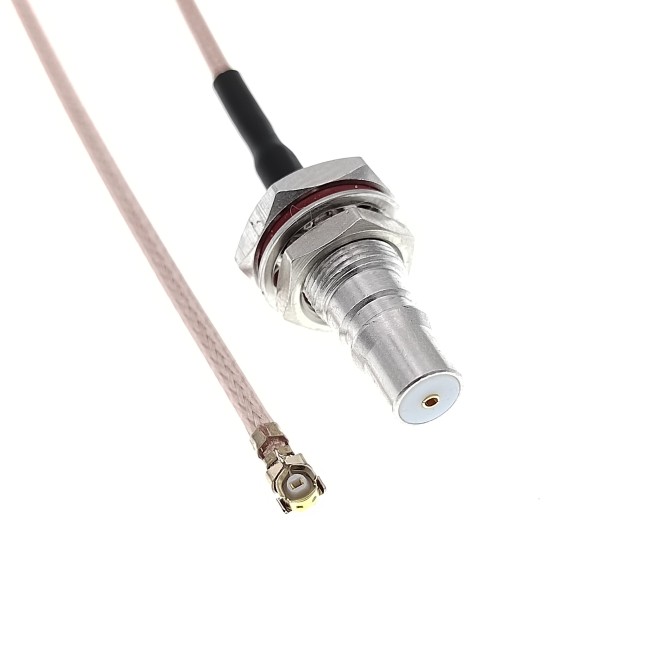 Адаптер для модема (пигтейл) U.fl(IPEX)-QMA(female) кабель RG178 15см. комплект 5 шт