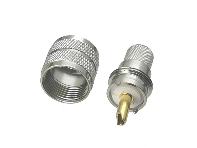 ВЧ-разъём UHF(male) PL259 обжимной под кабель 8D-FB комплект 20 шт