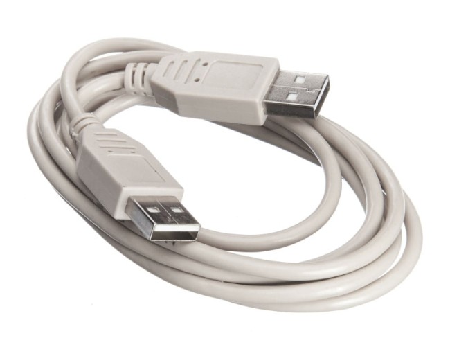Кабель шт.USB A - шт.USB A 1.1 (1,5м), серый, блистер. Netko