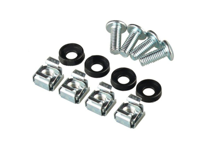 Крепежный набор, крестовой, размер M6 на 12 с прокладкой, 50 шт.