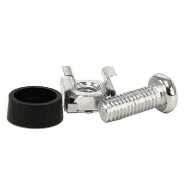 Крепежный набор, крестовой, размер M6 на 12 с прокладкой, 50 шт.