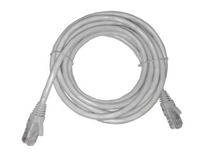 Патч-корд UTP4 rj45-rj45, cat.6, BC, LSZH, серый, литой коннектор NETKO Optima