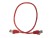 Патч-корд Technolink UTP4 cat 5e, ВС, LSZH, красный, литой коннектор