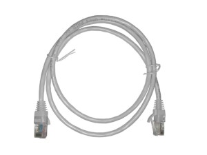 Патч-корд UTP4 cat 5e, ВС, LSZH, белый, литой коннектор NETKO Optima