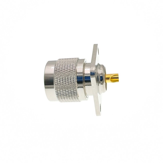 Разъем UHF(male) PL259 для установки на корпус под 4 винта комплект 20 шт
