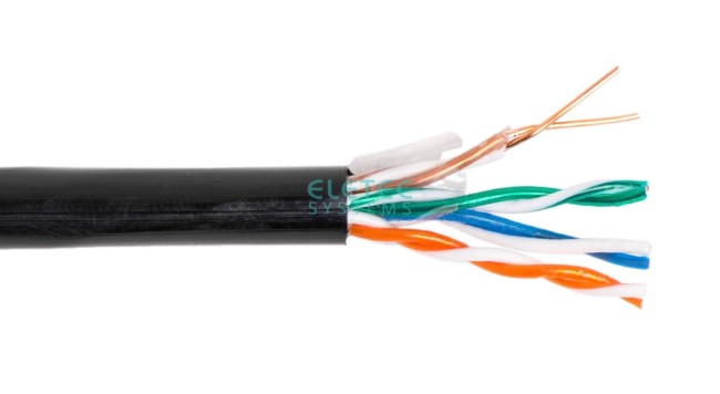 Кабель U/UTP Сat 5e PE 4х2 AWG24 Standard Outdoor, Сарансккабель-Оптика, 100 м