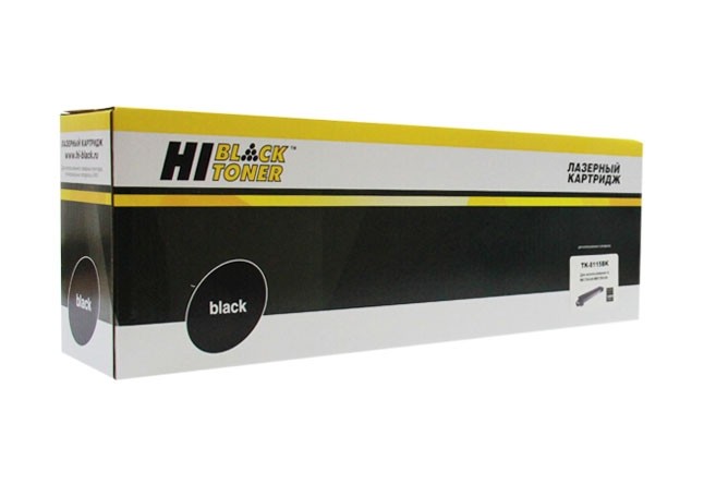 Тонер-картридж Hi-Black (HB-TK-8115BK) для Kyocera Ecosys M8124cidn/M8130cidn, Bk,12K