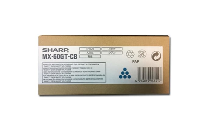 Тонер-картридж голубой Sharp Sphinx/Phoenix/Griffin, 12К (O) MX60GTCB/MX61GTCB Тонер-картридж голубой Sharp Sphinx/Phoenix/Griffin, 12К (O) MX60GTCB/MX61GTCB