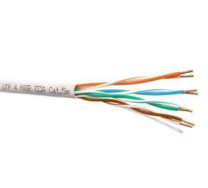 Кабель UTP4 cat.5e, одножильный, CCA, серый, NETKO Optima Silver 100м Кабель UTP4 cat.5e, одножильный, CCA, серый, NETKO Optima Silver 100м