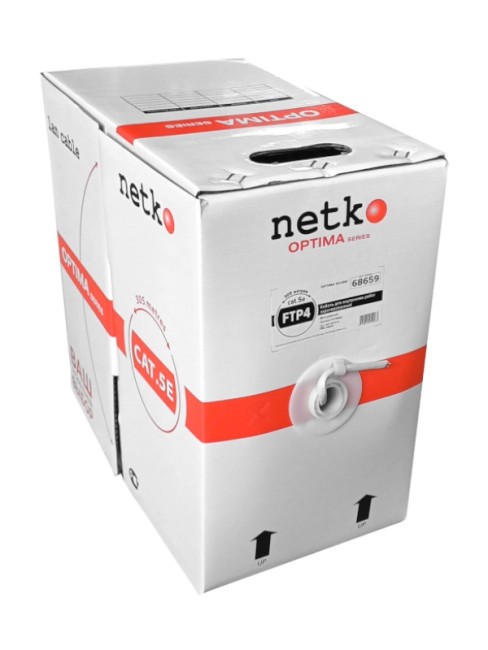 Кабель FTP4 cat.5е, многожильный, экранированный, Cu, серый, NETKO Optima Silver 10м Кабель FTP4 cat.5е, многожильный, экранированный, Cu, серый, NETKO Optima Silver 10м