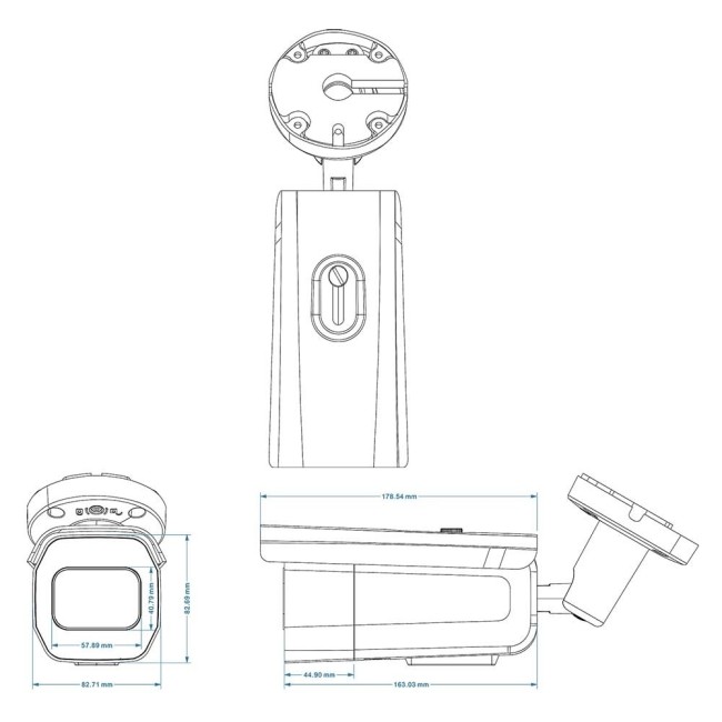 AC-IS406ZA - уличная 4Мп камера с трансфокатором 2,7-13,5мм AC-IS406ZA - уличная 4Мп камера с трансфокатором 2,7-13,5мм