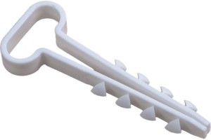 Дюбель- хомут 10х5 мм плоский (100 шт.) белый УП Дюбель- хомут 10х5 мм плоский (100 шт.) белый УП