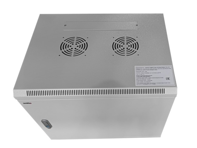 Шкаф настенный 9U серия WMA (Wall Maestro) (600х450х500), передняя дверь металл, собранный, серый Netko А Шкаф настенный 9U серия WMA (Wall Maestro) (600х450х500), передняя дверь металл, собранный, серый Netko А