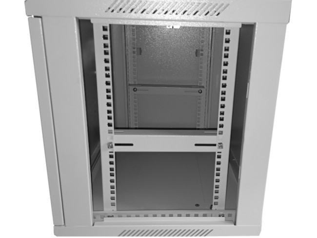 Шкаф настенный 9U серия WMA (Wall Maestro) (600х450х500), передняя дверь металл, собранный, серый Netko А Шкаф настенный 9U серия WMA (Wall Maestro) (600х450х500), передняя дверь металл, собранный, серый Netko А