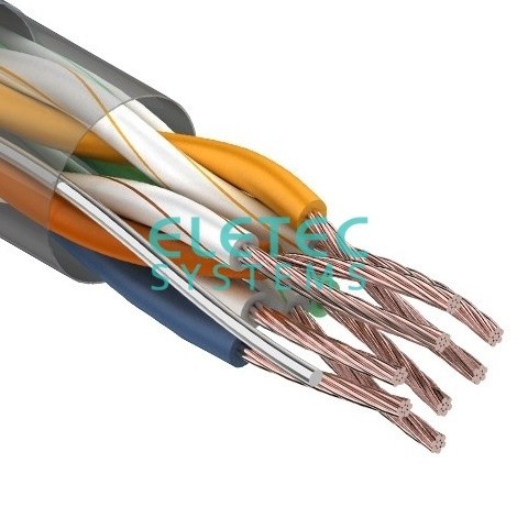 Кабель UTP 5E Eletec 4x2xAWG24, STRANDED (многопроволочные жилы), эконом, CCA(медь 30%) 200 м