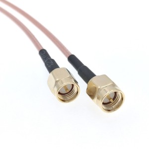 Адаптер для модема (пигтейл) SMA(male)-SMA(male) кабель RG316 15см. комплект 10 шт