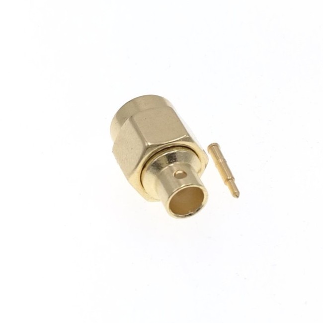 ВЧ-разъём SMA(male) под пайку RG-402 комплект 10 шт