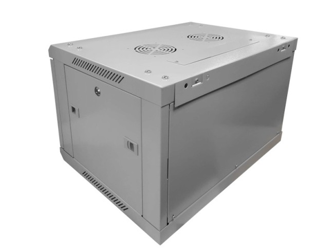 Шкаф настенный 9U серия WMA (Wall Maestro) (600х450х500), передняя дверь металл, разборный, серый Netko А Шкаф настенный 9U серия WMA (Wall Maestro) (600х450х500), передняя дверь металл, разборный, серый Netko А