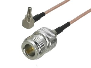 Адаптер для модема (пигтейл) CRC9-N(female) кабель RG316 15см. комплект 20 шт