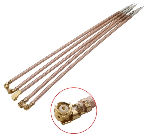 Адаптер для модема (пигтейл) U.fl(IPEX)-без разъёма кабель RG178 30см. комплект 20 шт