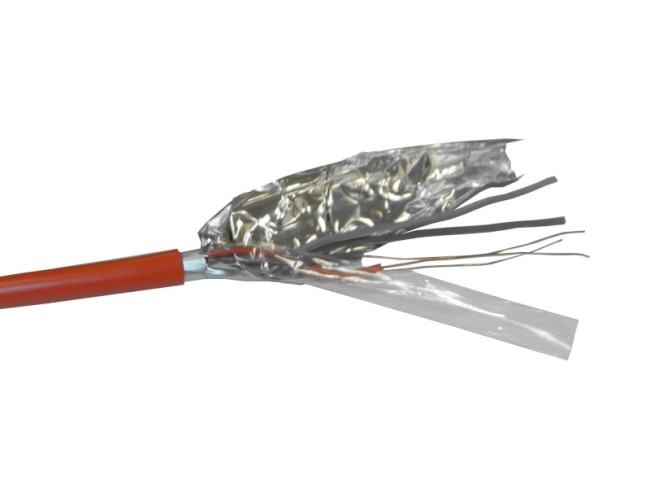 Кабель сигнальный NETKO, экранированный, КПСЭнг (А) - FRLS, 2*2*0.2мм2 (0.5мм) 3м, красный Кабель сигнальный NETKO, экранированный, КПСЭнг (А) - FRLS, 2*2*0.2мм2 (0.5мм) 3м, красный