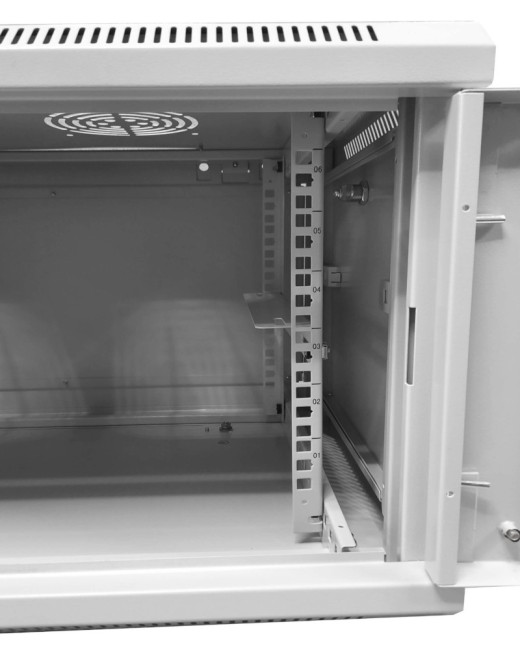 Шкаф настенный 6U серия WMA (Wall Maestro) (600х450х370), передняя металлическая дверь, разборный, серый Netko А Шкаф настенный 6U серия WMA (Wall Maestro) (600х450х370), передняя металлическая дверь, разборный, серый Netko А