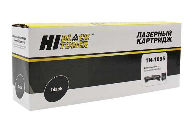 Тонер-картридж Hi-Black (HB-TN-1095) для Brother HL-1202/DCP1602, 1,5K Тонер-картридж Hi-Black (HB-TN-1095) для Brother HL-1202/DCP1602, 1,5K