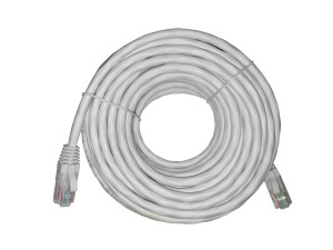 Патч-корд UTP4 rj45-rj45, cat.6, BC, LSZH, серый, литой коннектор NETKO Optima