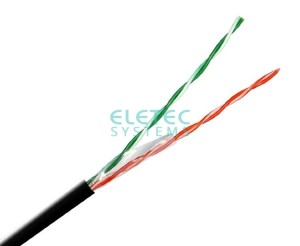 Кабель UTP 5E Eletec 2x2xAWG24, наружный,, медь 10 м