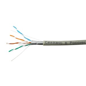 Кабель Skynet Standard FTP4 cat.5е, одножильный, Cu, Проходит Fluke тест, серый 305м Кабель Skynet Standard FTP4 cat.5е, одножильный, Cu, Проходит Fluke тест, серый 305м