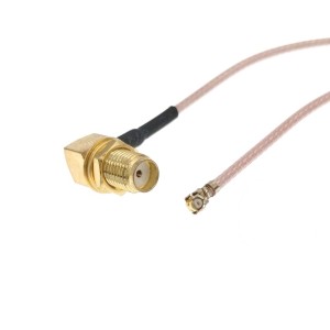 Адаптер для модема (пигтейл) U.fl(IPEX)-SMA(female)угловой кабель RG178 20см. комплект 5 шт