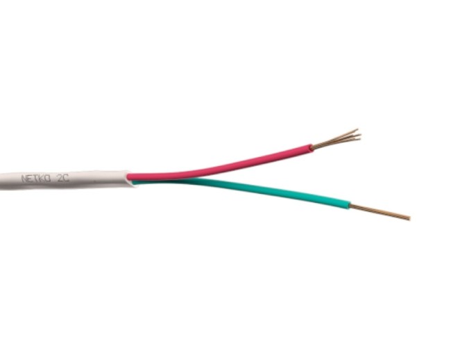 Кабель Телефонный 2c, CU, 20м, плоский, белый NETKO Optima Кабель Телефонный 2c, CU, 20м, плоский, белый NETKO Optima