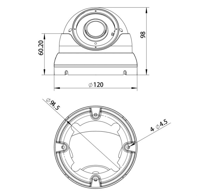 AC-IDV403VMSX - купольная IP видеокамера 4Мп AC-IDV403VMSX - купольная IP видеокамера 4Мп