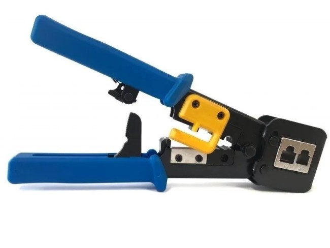 Кримпер (обжимка) для коннекторов со сквозным отверстием RJ45 RJ12 RJ11 RJ9