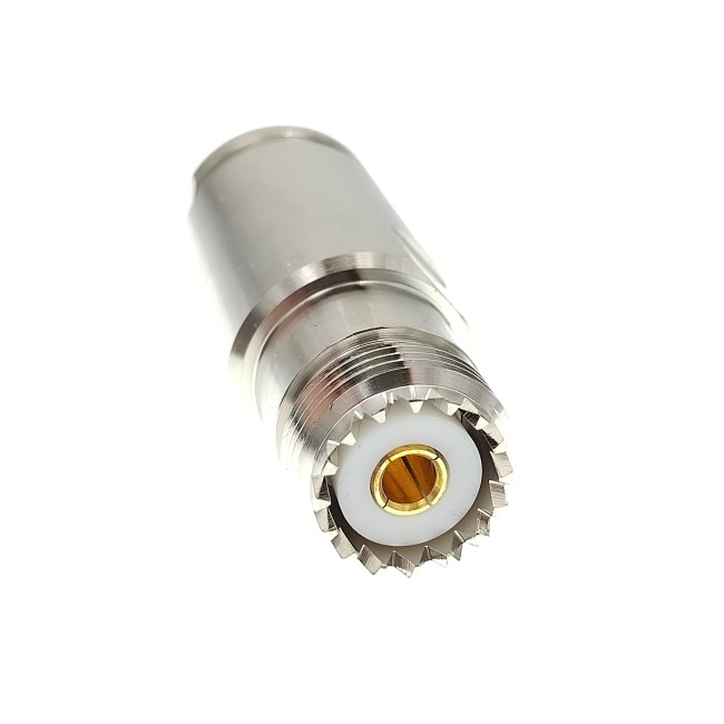 ВЧ-разъём UHF(female) SO239 прижимной под кабель 10D-FB комплект 5 шт