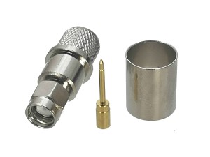 ВЧ-разъём SMA(male) обжимной под кабель 8D-FB комплект 20 шт